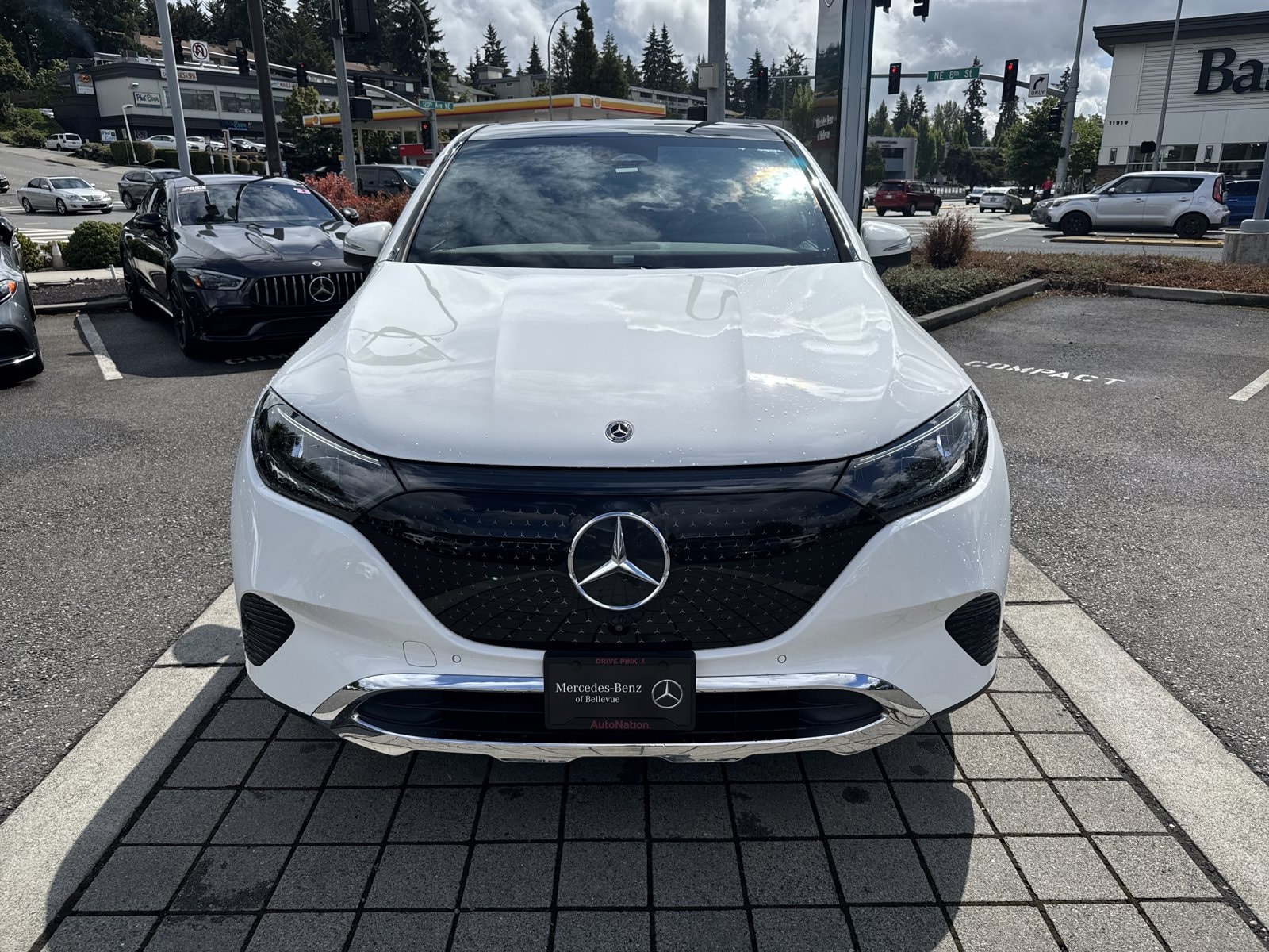 Certified 2023 Mercedes-Benz EQE SUV Base with VIN 4JGGM1CB2PA021437 for sale in Bellevue, WA