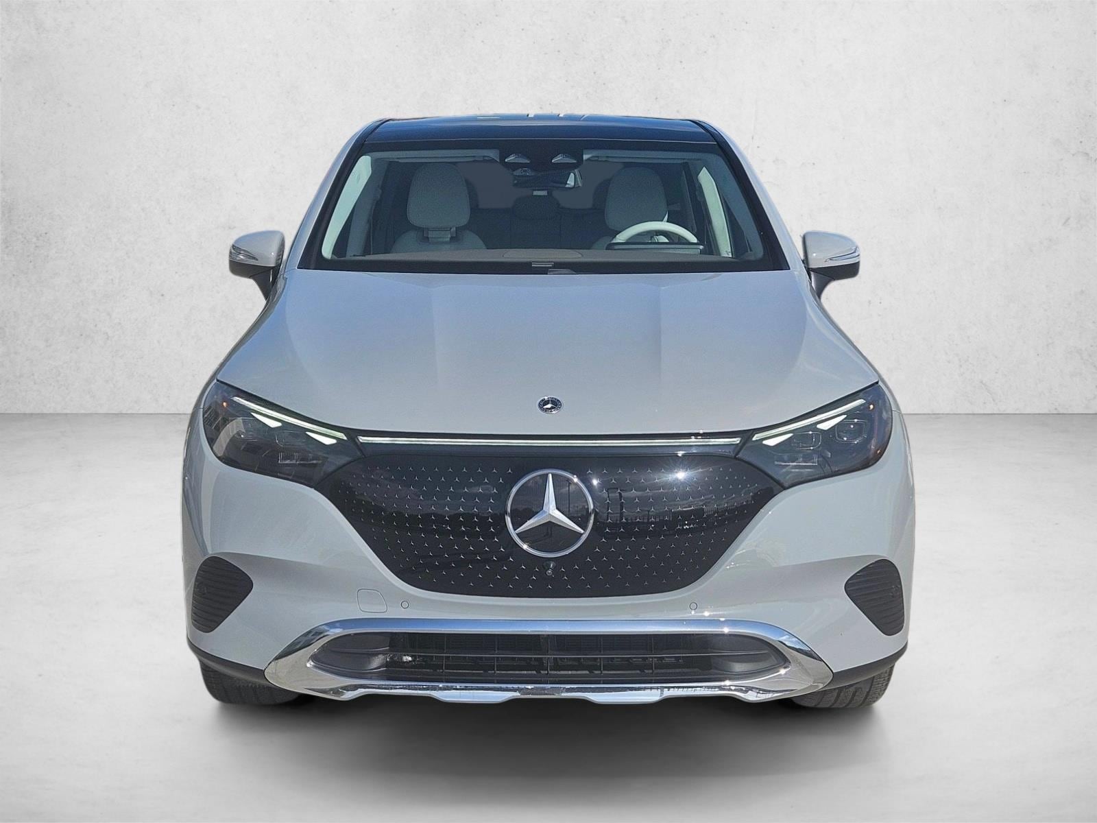 Certified 2025 Mercedes-Benz EQE SUV Base with VIN 4JGGM2BB9SA063880 for sale in Houston, TX