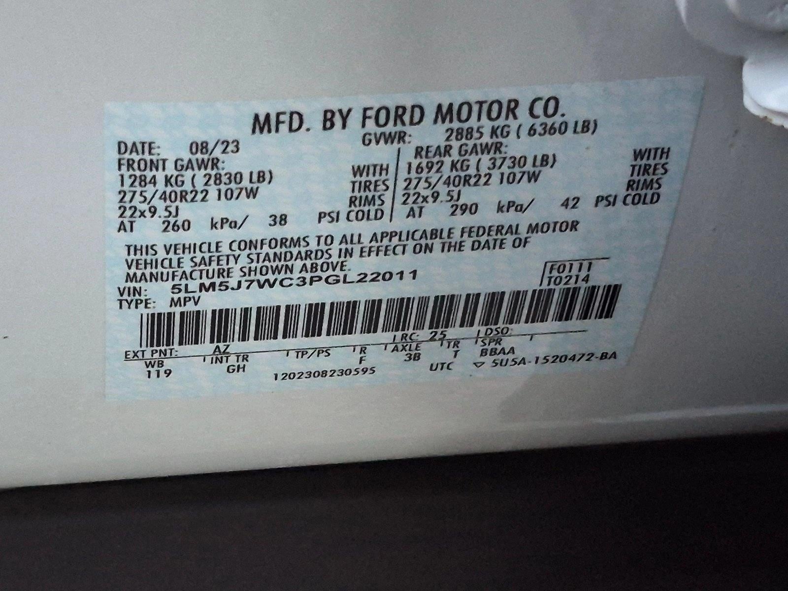 2023 Lincoln Aviator Reserve, photo 24 of 24