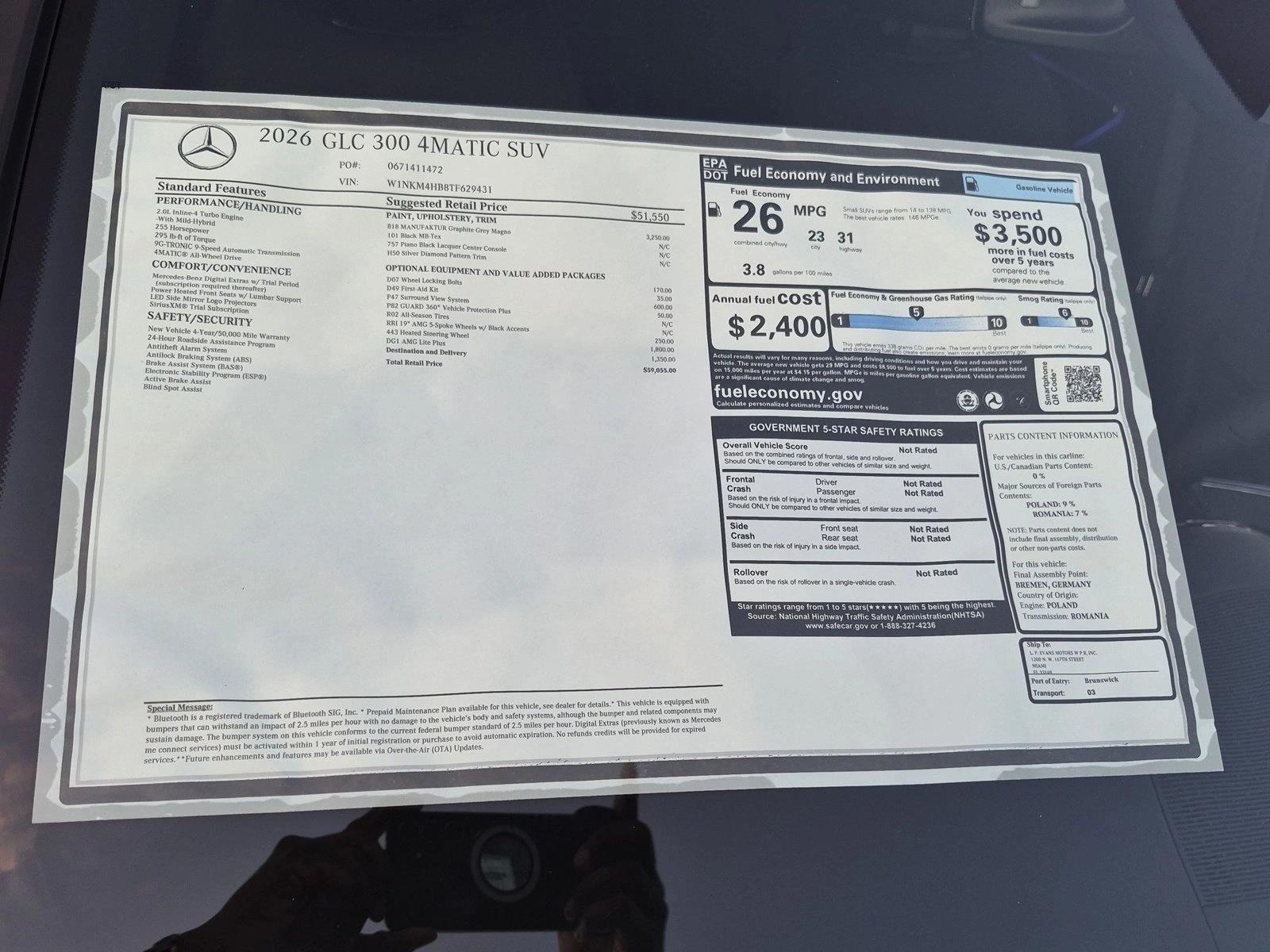 2026 GLC 300 4MATIC, photo 16 of 16