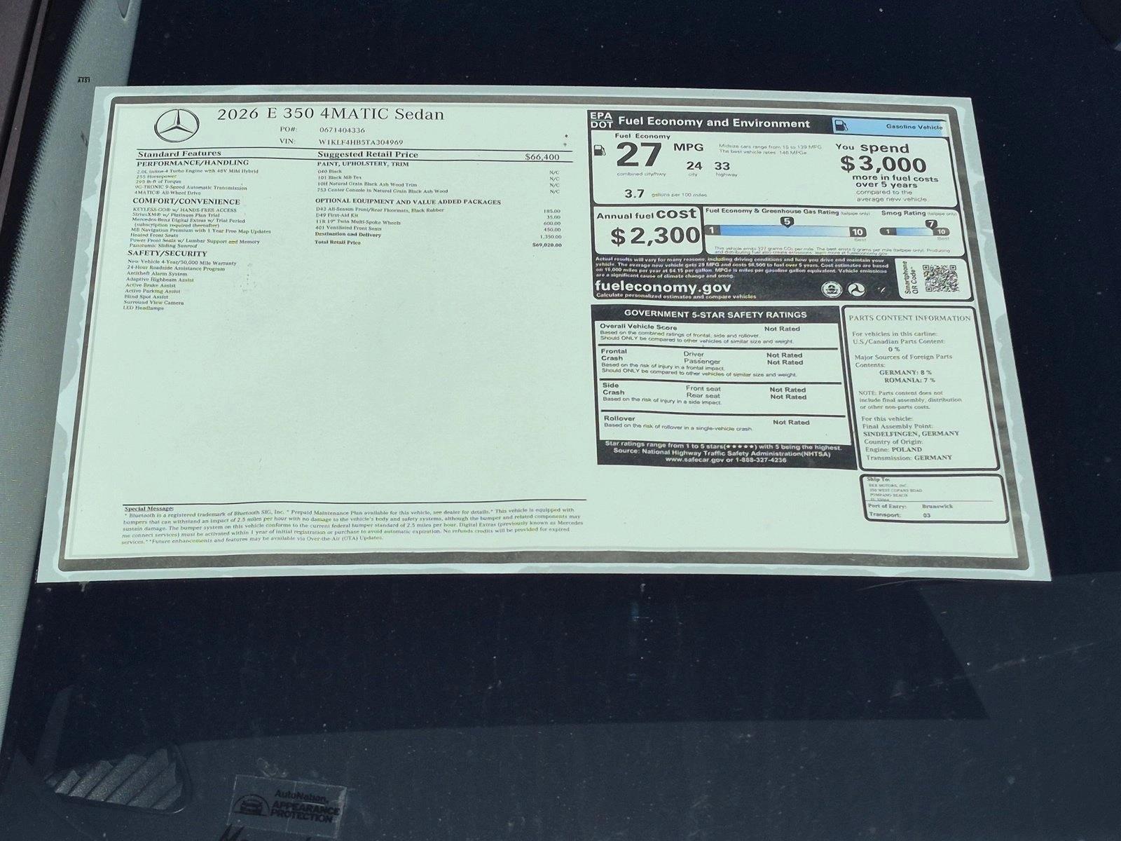 2026 E 350 4MATIC, photo 17 of 17