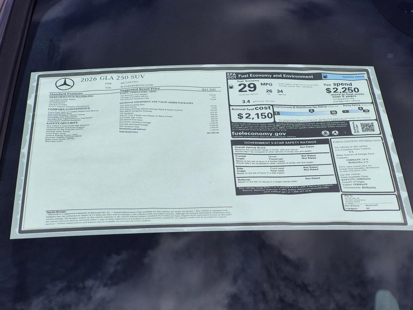 2026 GLA 250, photo 17 of 17