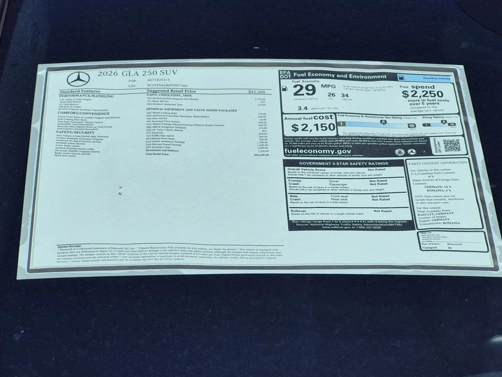 2026 GLA 250, photo 17 of 17