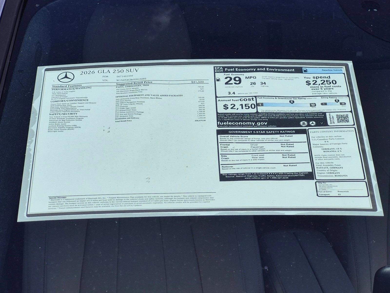 2026 GLA 250, photo 17 of 17