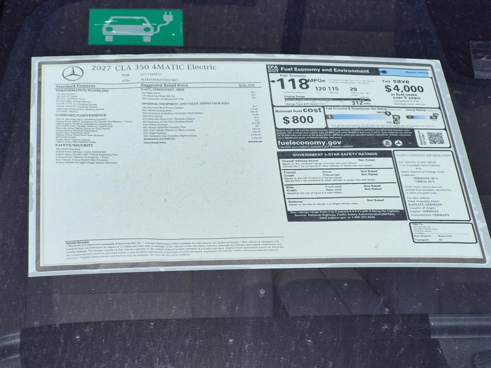 2027 CLA 350 4MATIC, photo 16 of 16