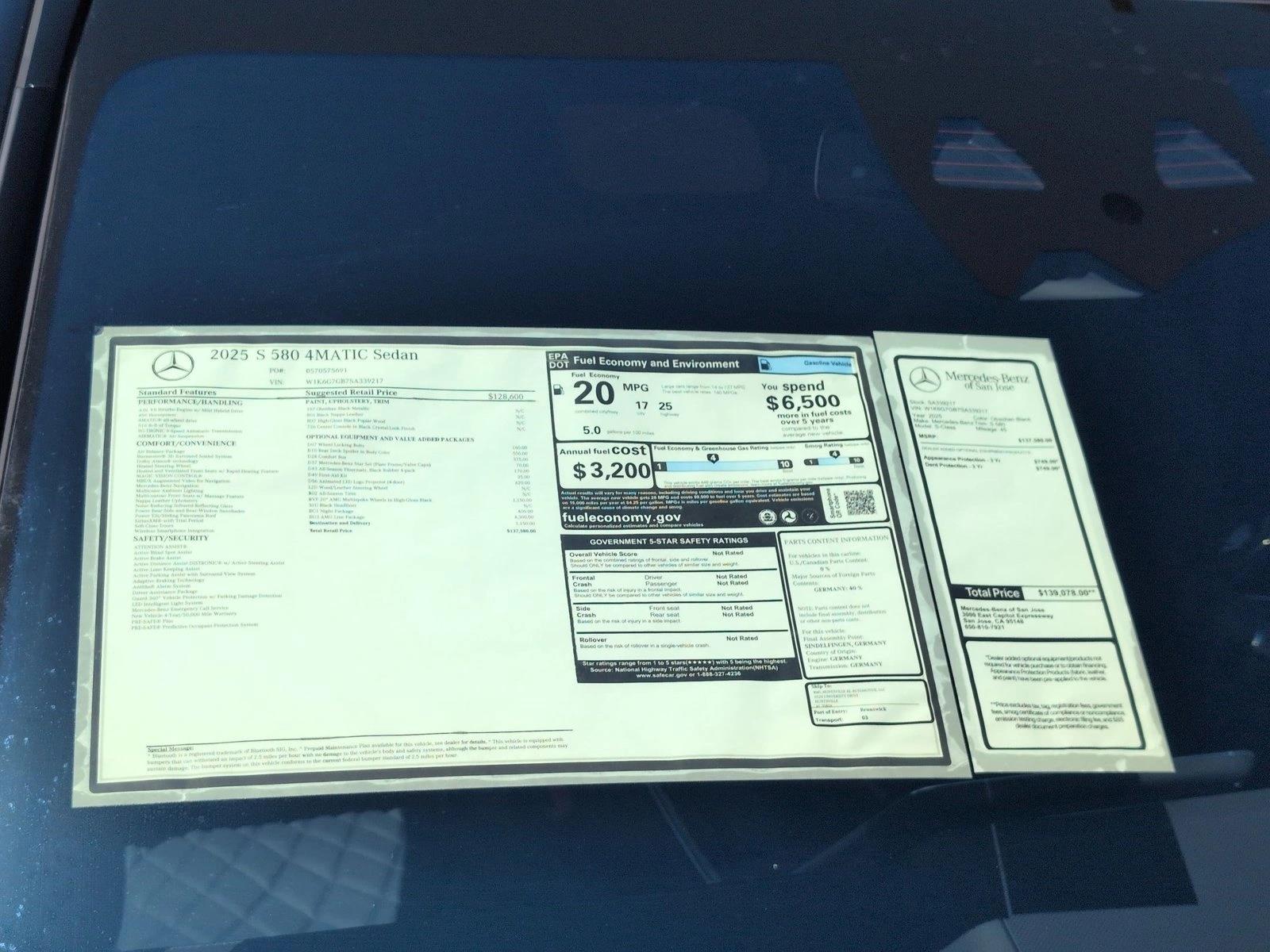 2025 Mercedes-Benz S-Class S 580 - Photo 18
