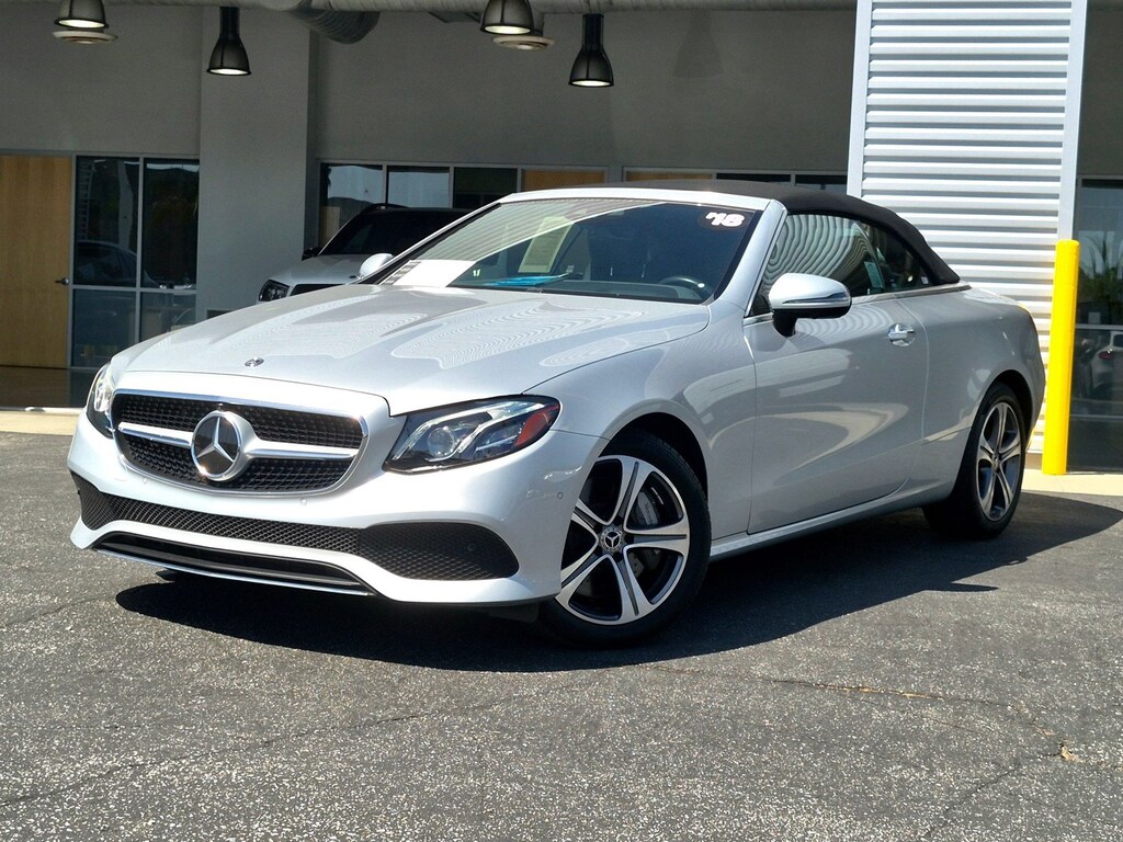 Used 2018 Mercedes-Benz E-Class E 400 4MATIC Cabriolet