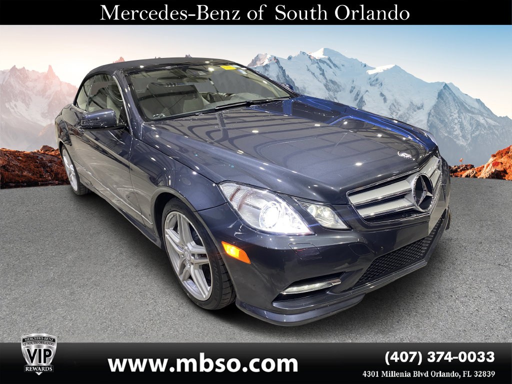 2013 Mercedes-Benz E-Class Convertible 
