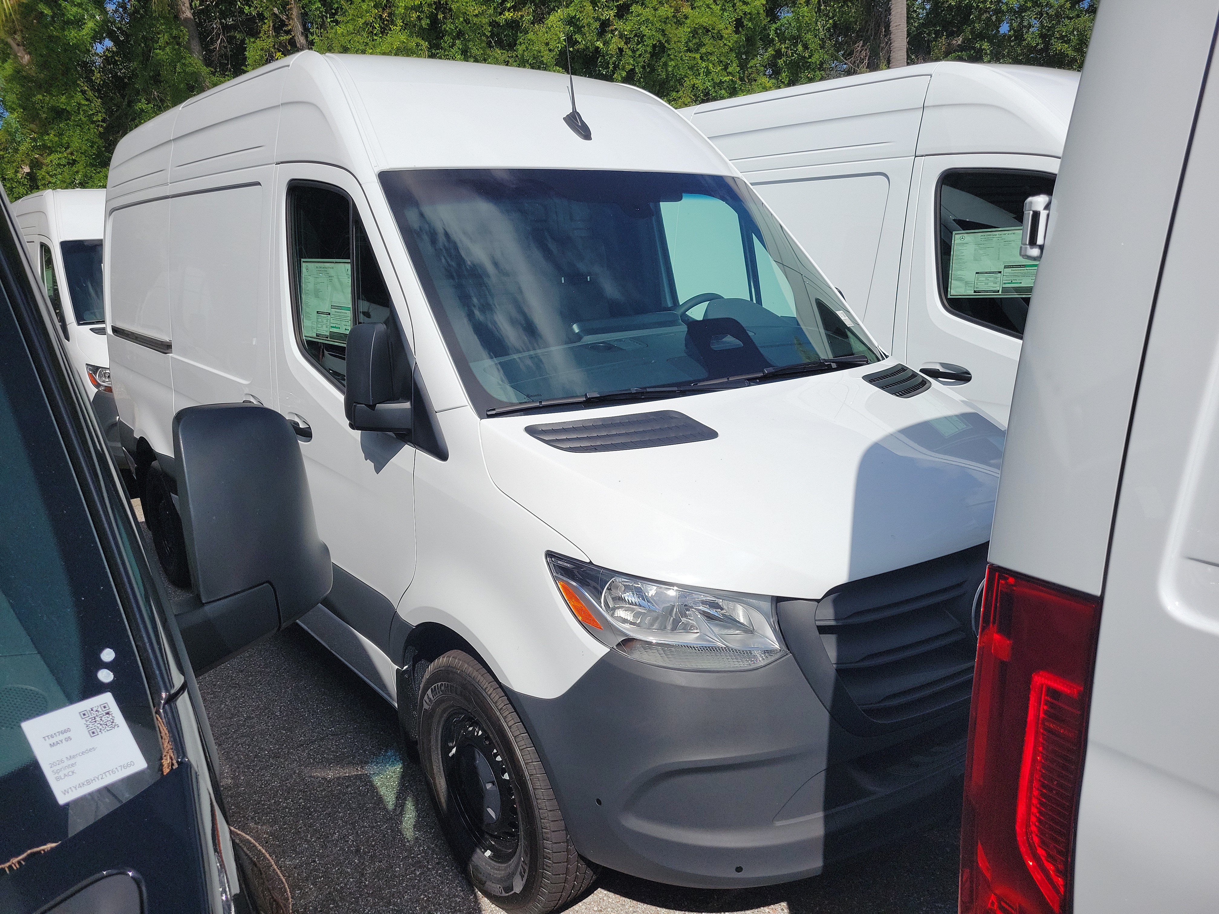 New 2026 Mercedes-Benz Sprinter Cargo Van Cargo 144 WB 2500 Standard Roof I4 Diesel 144 RWD