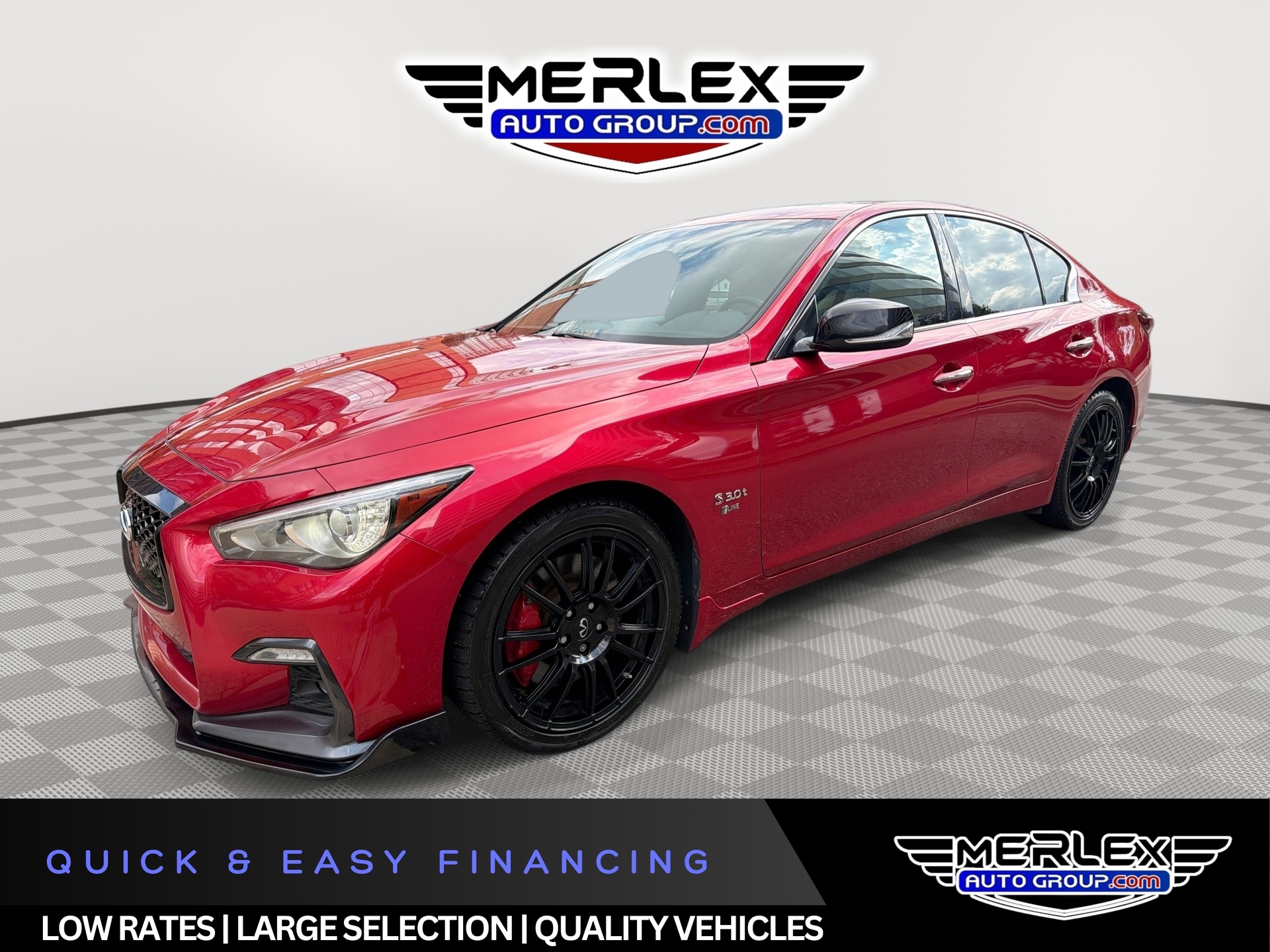 2019 INFINITI Q50 I-LINE RED SPORT