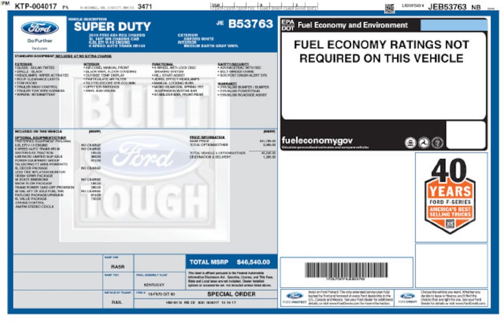 Used 2018 Ford F-550SD XL Chassis