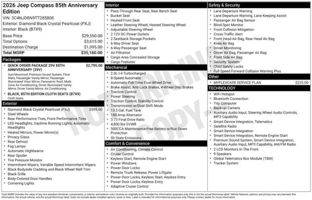 New 2026 Jeep Compass Latitude Sport Utility