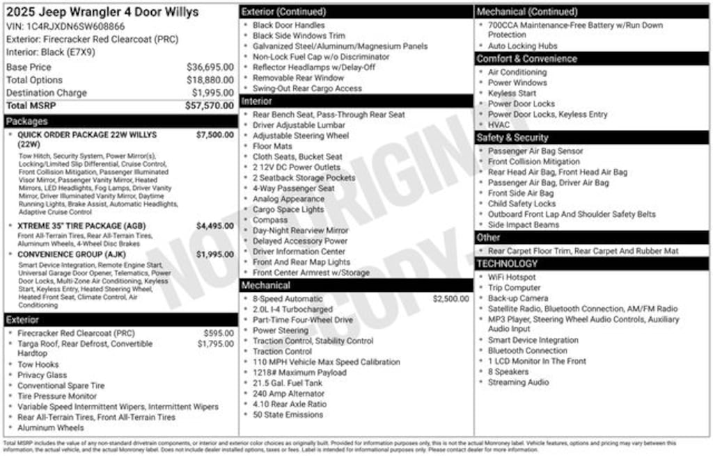 Used 2025 Jeep Wrangler Sport SUV