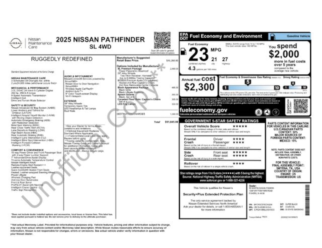 Used 2025 Nissan Pathfinder SL SUV