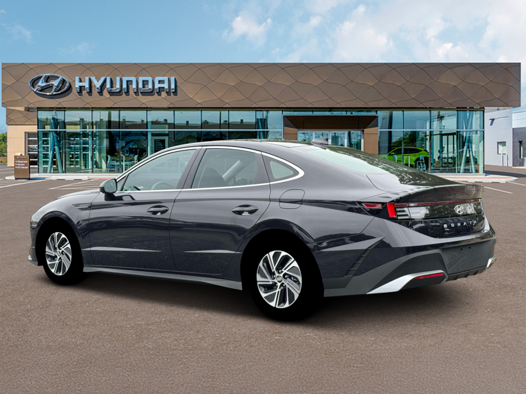 New 2026 Hyundai Sonata Hybrid Blue Sedan