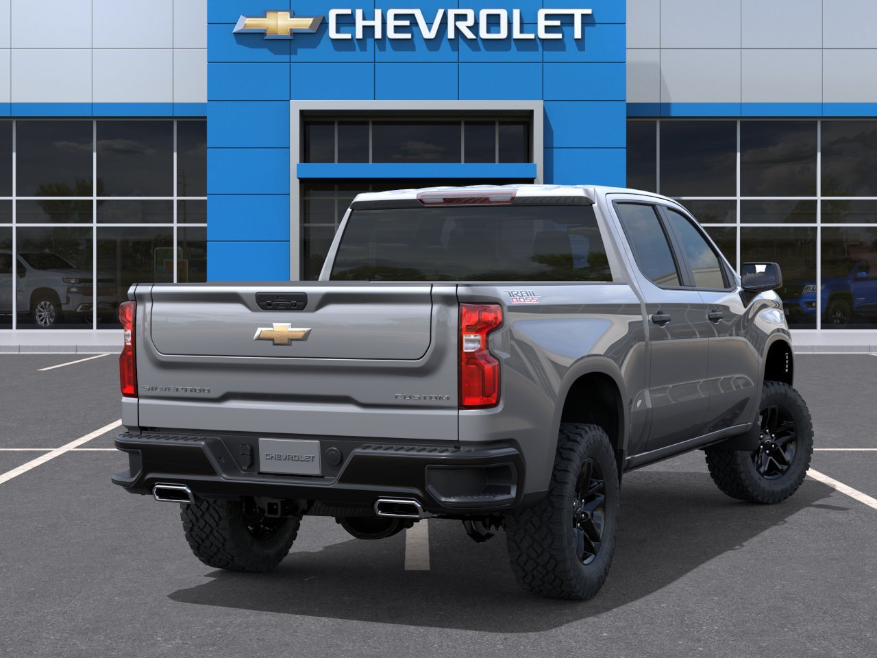 New 2026 Chevrolet Silverado 1500 Custom Trail Boss Truck Crew Cab