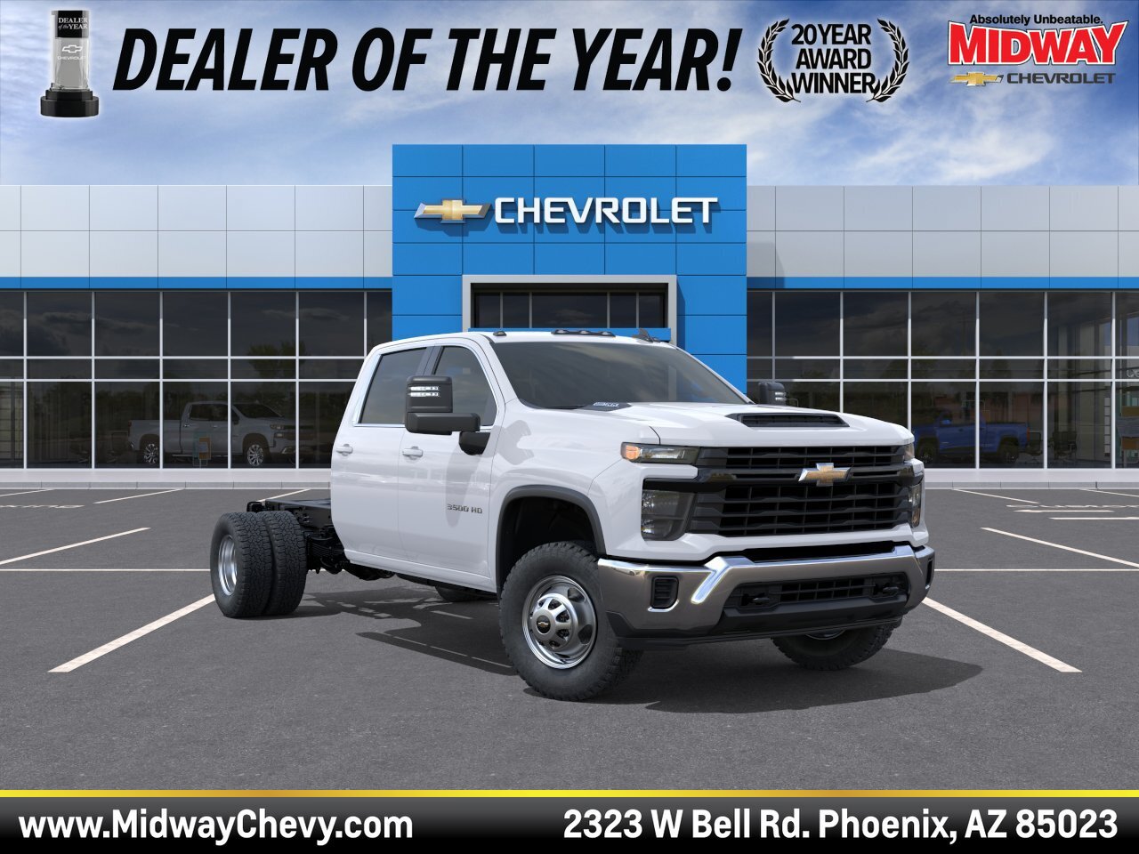 New 2026 Chevrolet Silverado 3500HD CC Work Truck Crew Cab Chassis-Cab