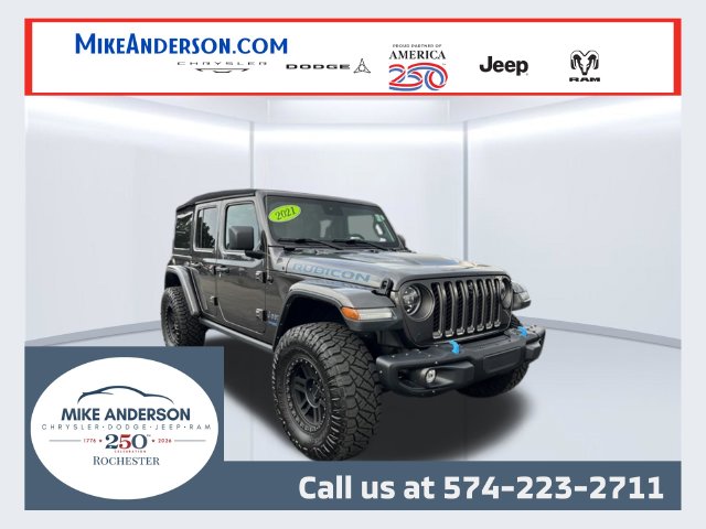 Used 2021 Jeep Wrangler Unlimited Rubicon 4xe SUV