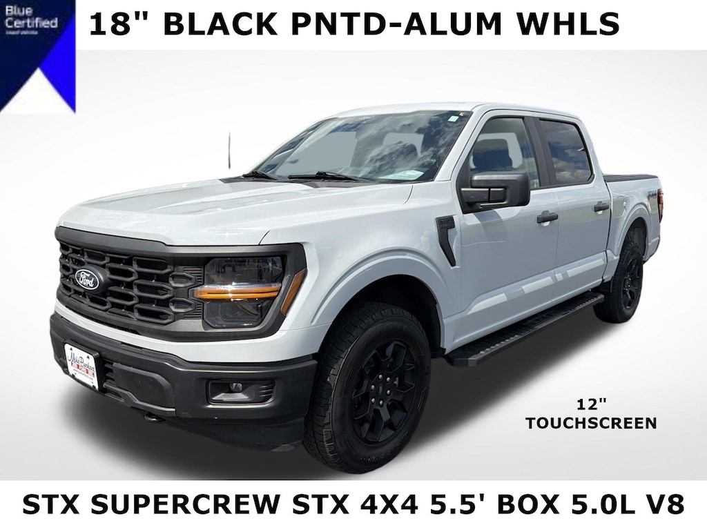 Certified 2024 Ford F-150 STX STX 4WD SuperCrew 5.5 Box