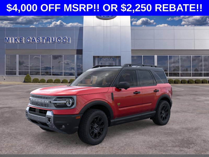 2026 Ford Bronco Sport Badlands SUV EcoBoost I4 GTDi DOHC Turbocharged VCT