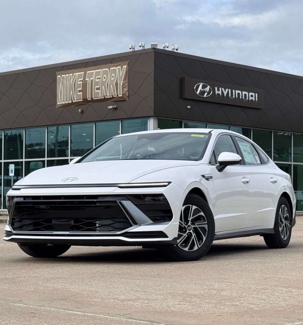 New 2026 Hyundai Sonata Hybrid Blue Sedan