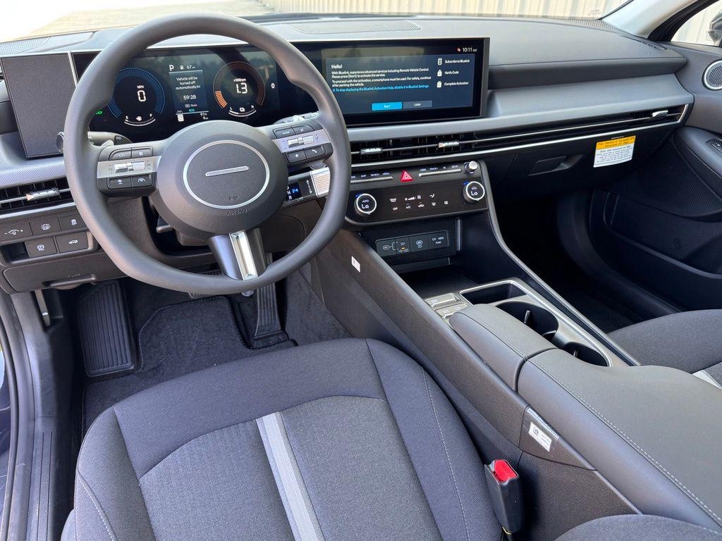 New 2026 Hyundai Sonata Hybrid Blue Sedan
