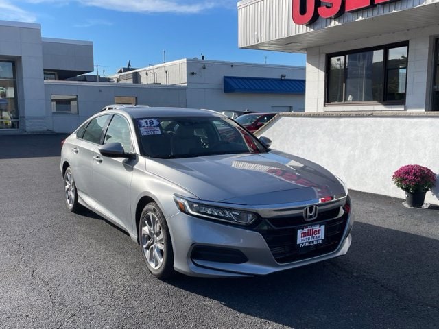 Used 2018 Honda Accord LX with VIN 1HGCV1F11JA225545 for sale in Vestal, NY