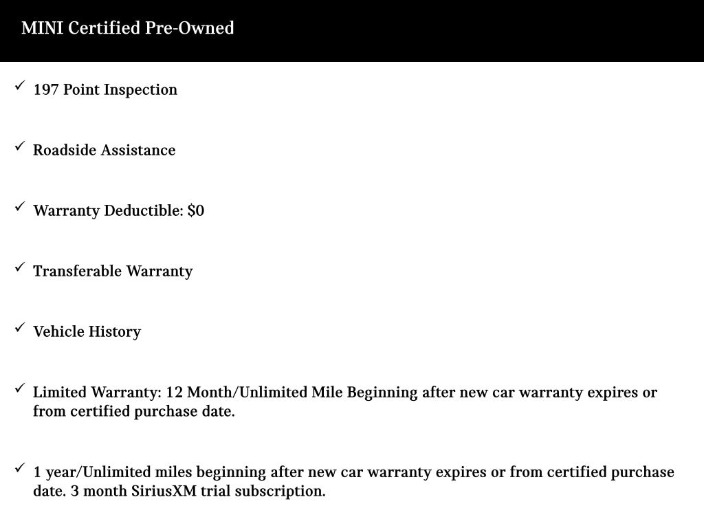 Certified 2024 MINI Hardtop 4 Door Cooper Hatchback