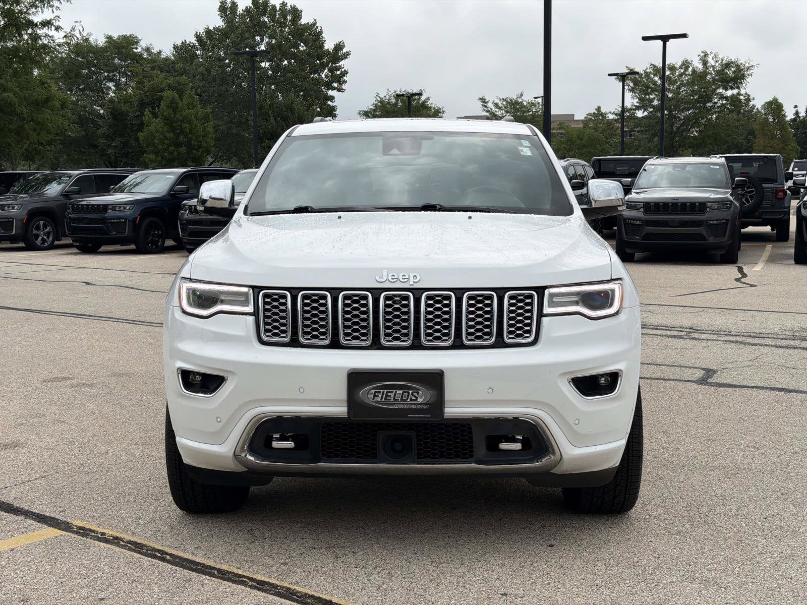 Used 2019 Jeep Grand Cherokee Overland with VIN 1C4RJFCG0KC766277 for sale in Glencoe, IL