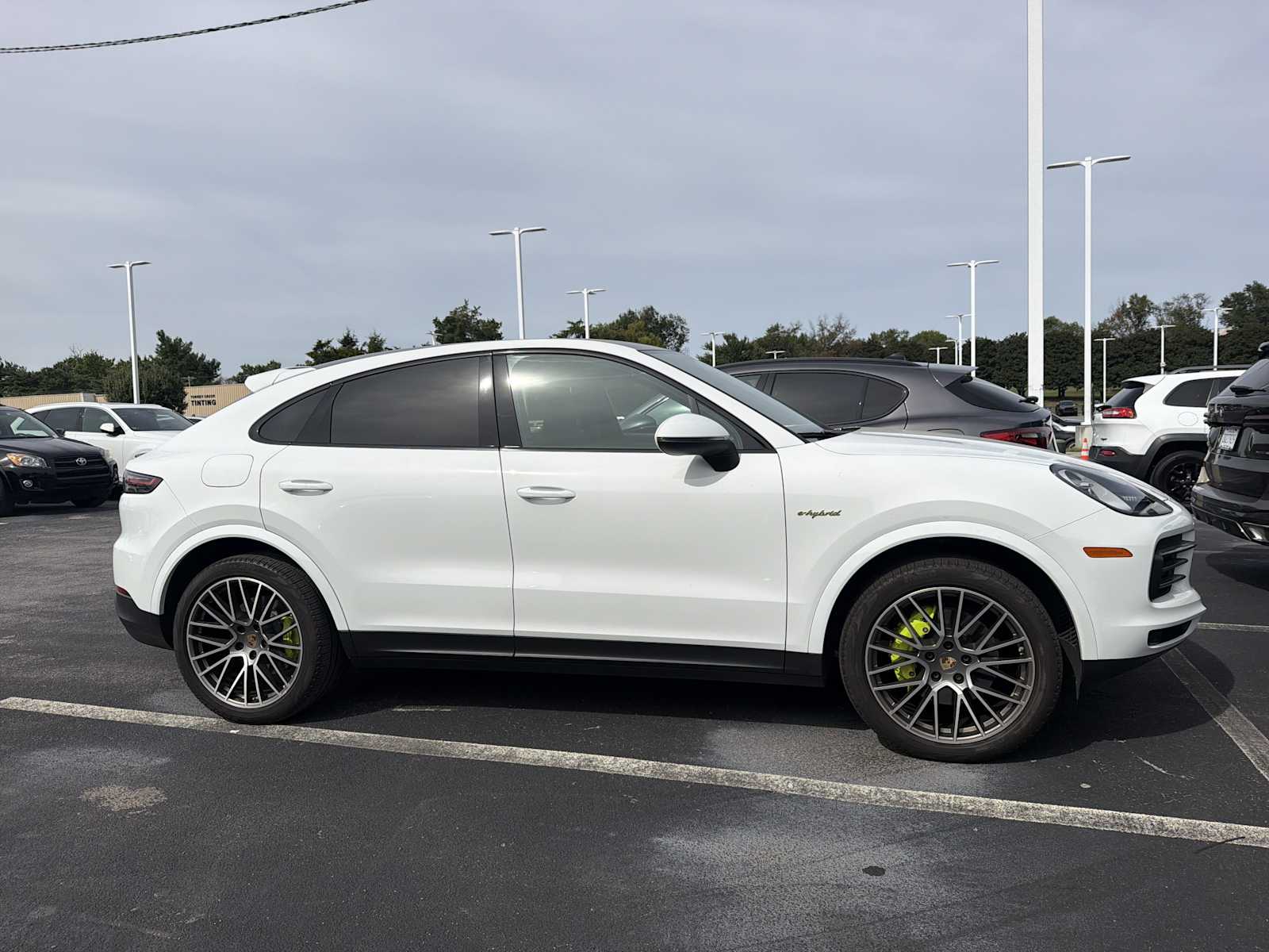 Used 2023 Porsche Cayenne E-Hybrid Coupe Platinum Edition Hybrid SUV