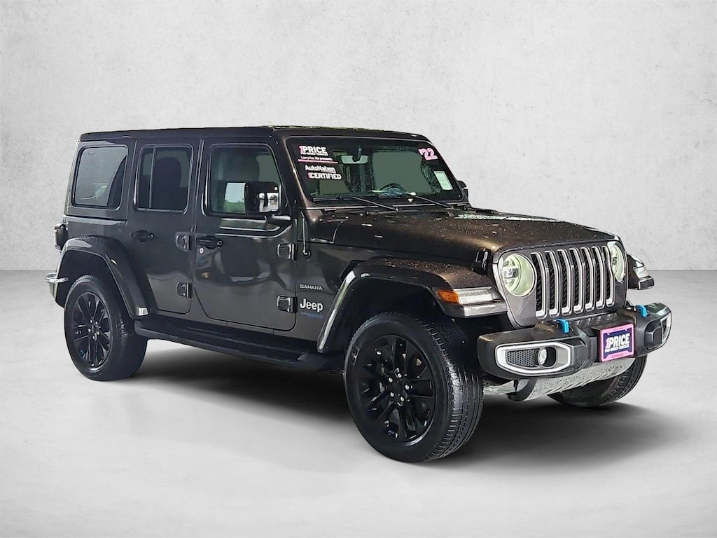 Used 2022 Jeep Wrangler 4xe Unlimited Sahara Sport Utility