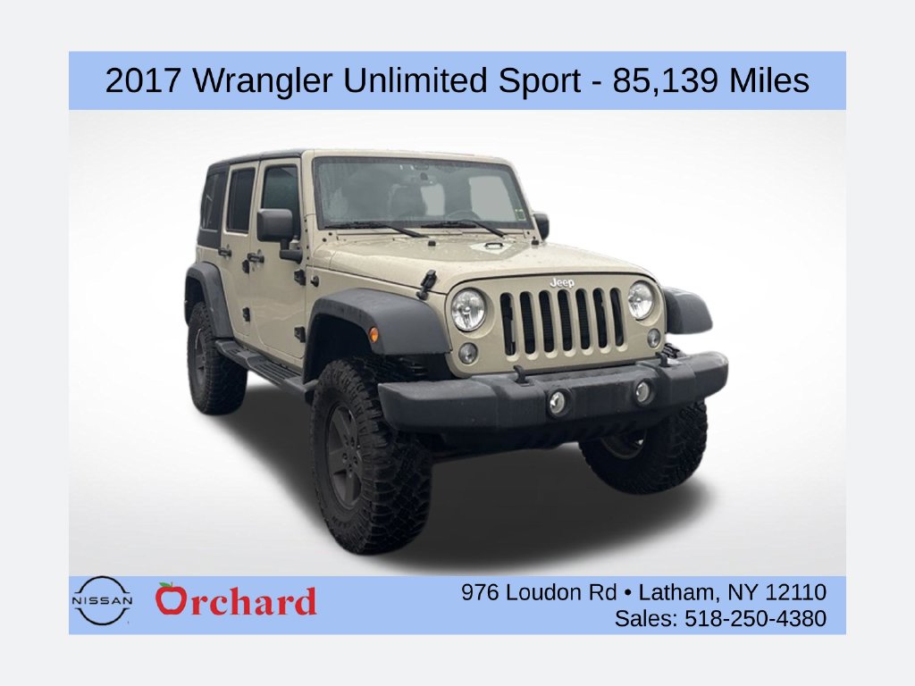 2017 Jeep Wrangler Unlimited Sport S