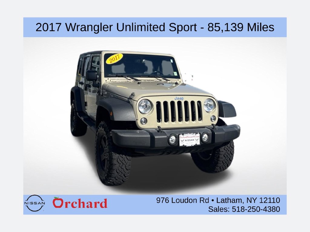 2017 Jeep Wrangler Unlimited Sport S