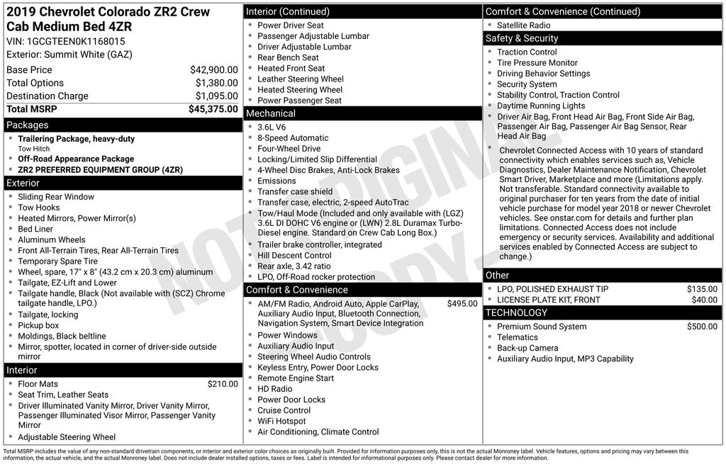 2019 Chevrolet Colorado ZR2 - Photo 39