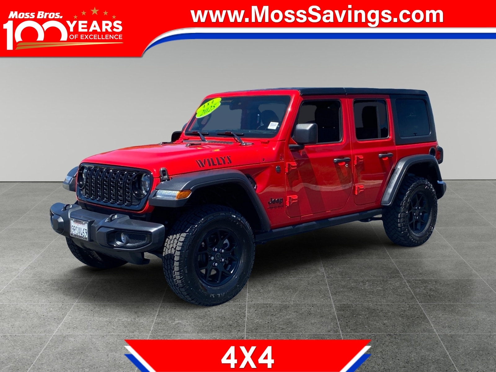 2025 Jeep Wrangler 4-Door Willys