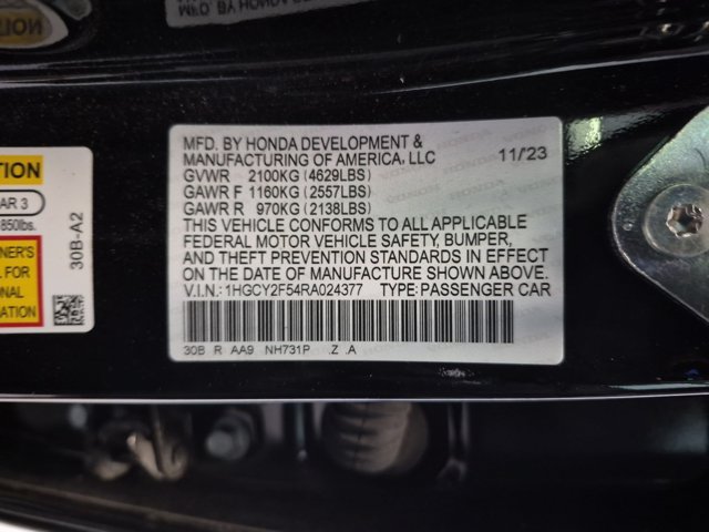 2024 Honda Accord Hybrid Sport - Photo 26