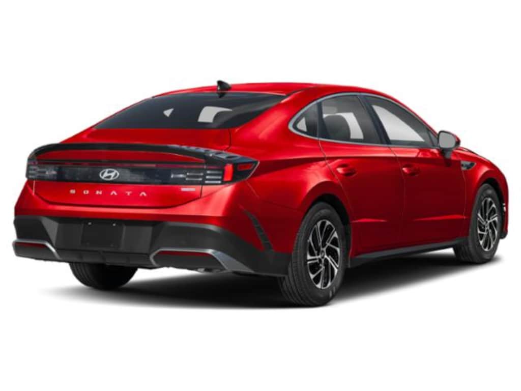 New 2027 Hyundai Sonata Hybrid Blue Sedan