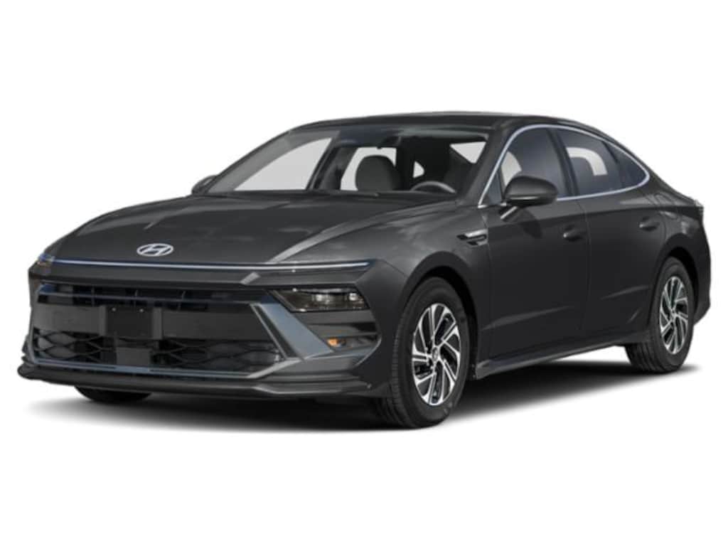 New 2027 Hyundai Sonata Hybrid Blue Sedan