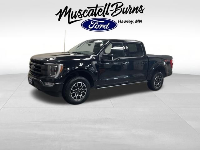 Used 2021 Ford F-150 Lariat with VIN 1FTFW1E8XMFA52543 for sale in Hawley, Minnesota
