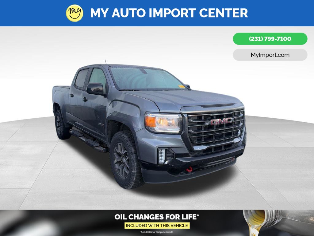 Used 2022 GMC Canyon AT4 w/Leather Truck Crew Cab