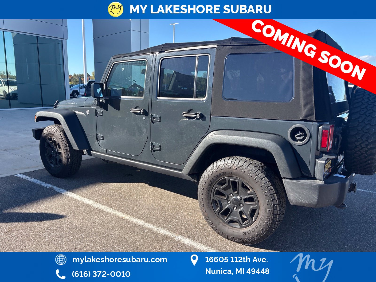 Used 2016 Jeep Wrangler JK Unlimited Sport 4X4 SUV
