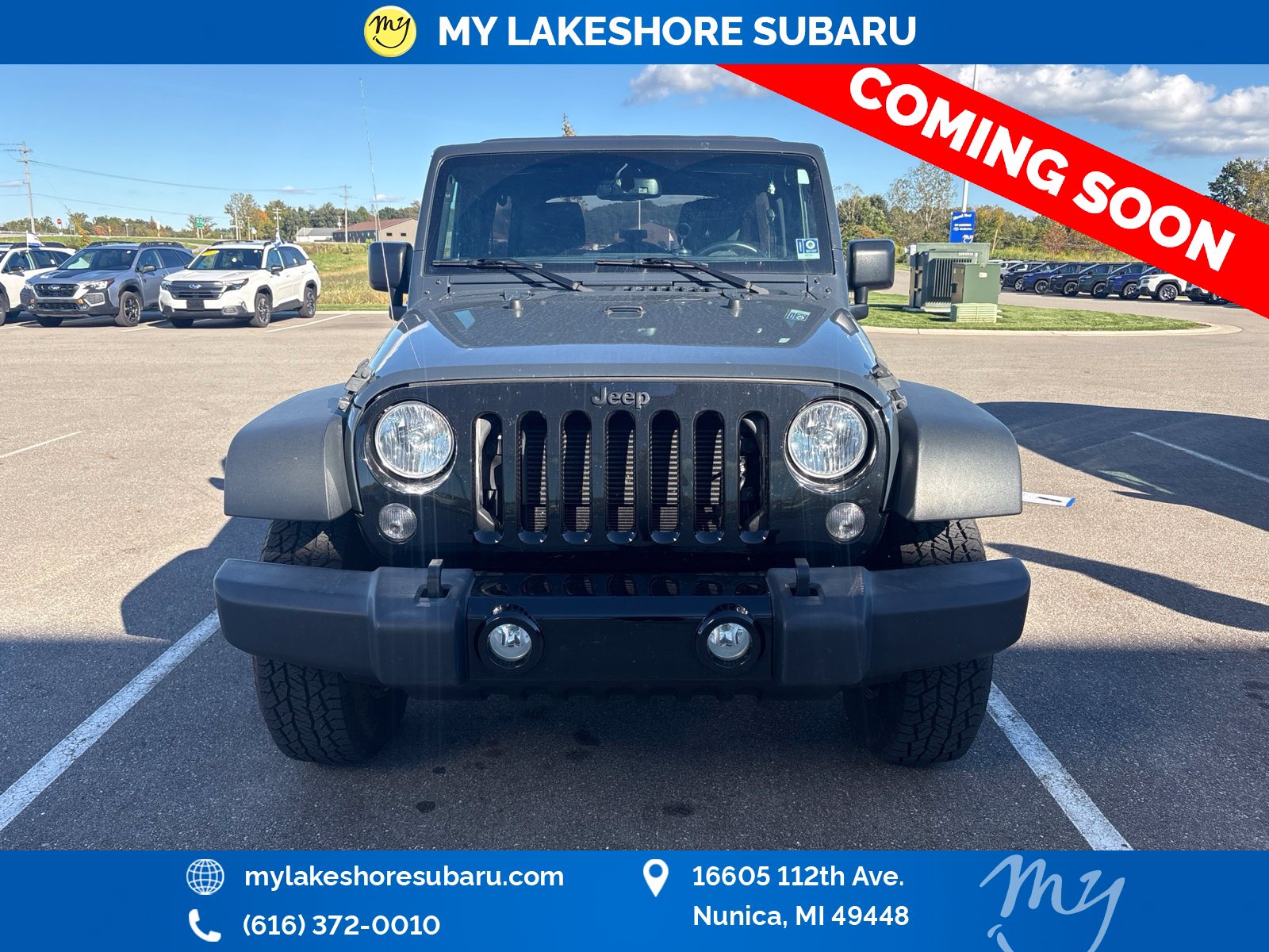 Used 2016 Jeep Wrangler JK Unlimited Sport 4X4 SUV