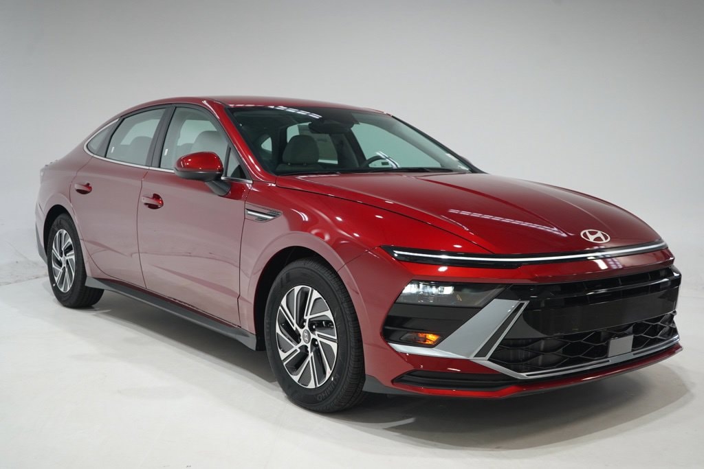 New 2026 Hyundai Sonata Hybrid Blue Sedan