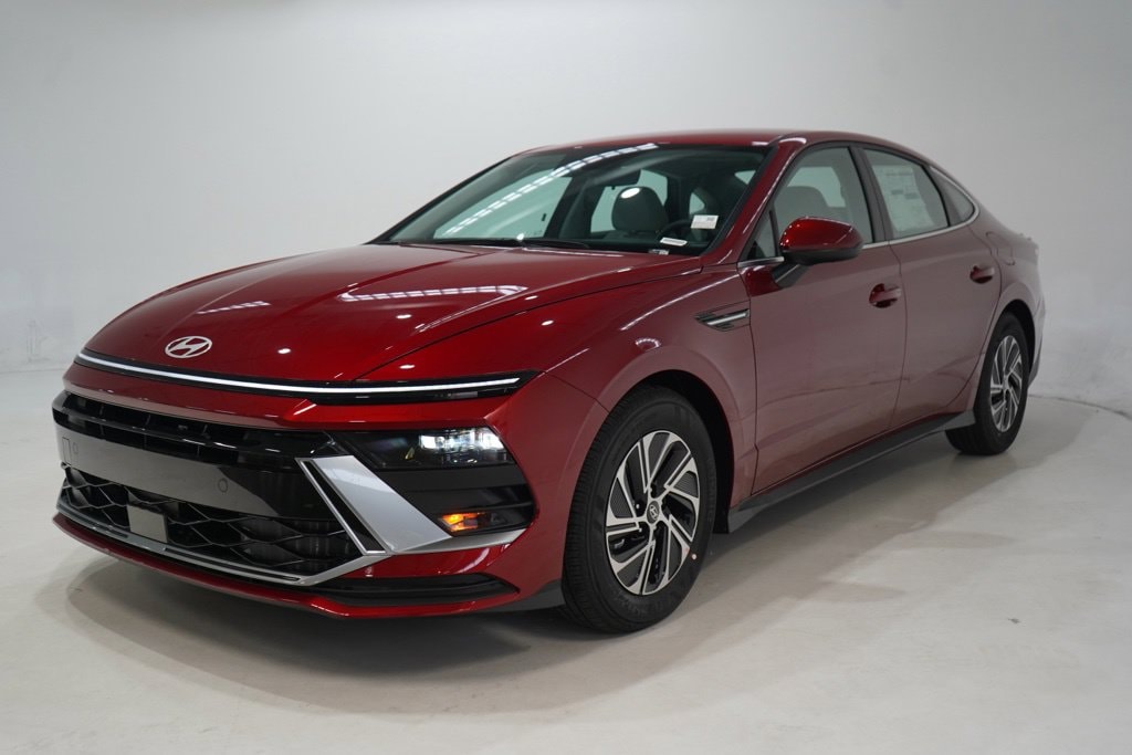 New 2026 Hyundai Sonata Hybrid Blue Sedan