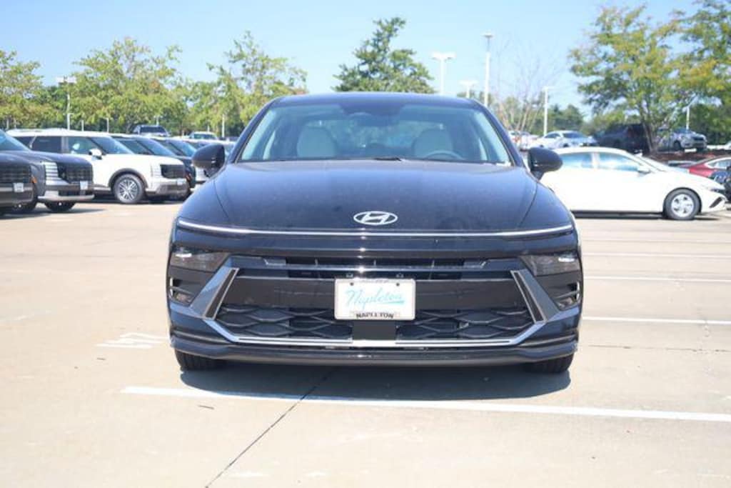 New 2026 Hyundai Sonata Hybrid Blue Sedan