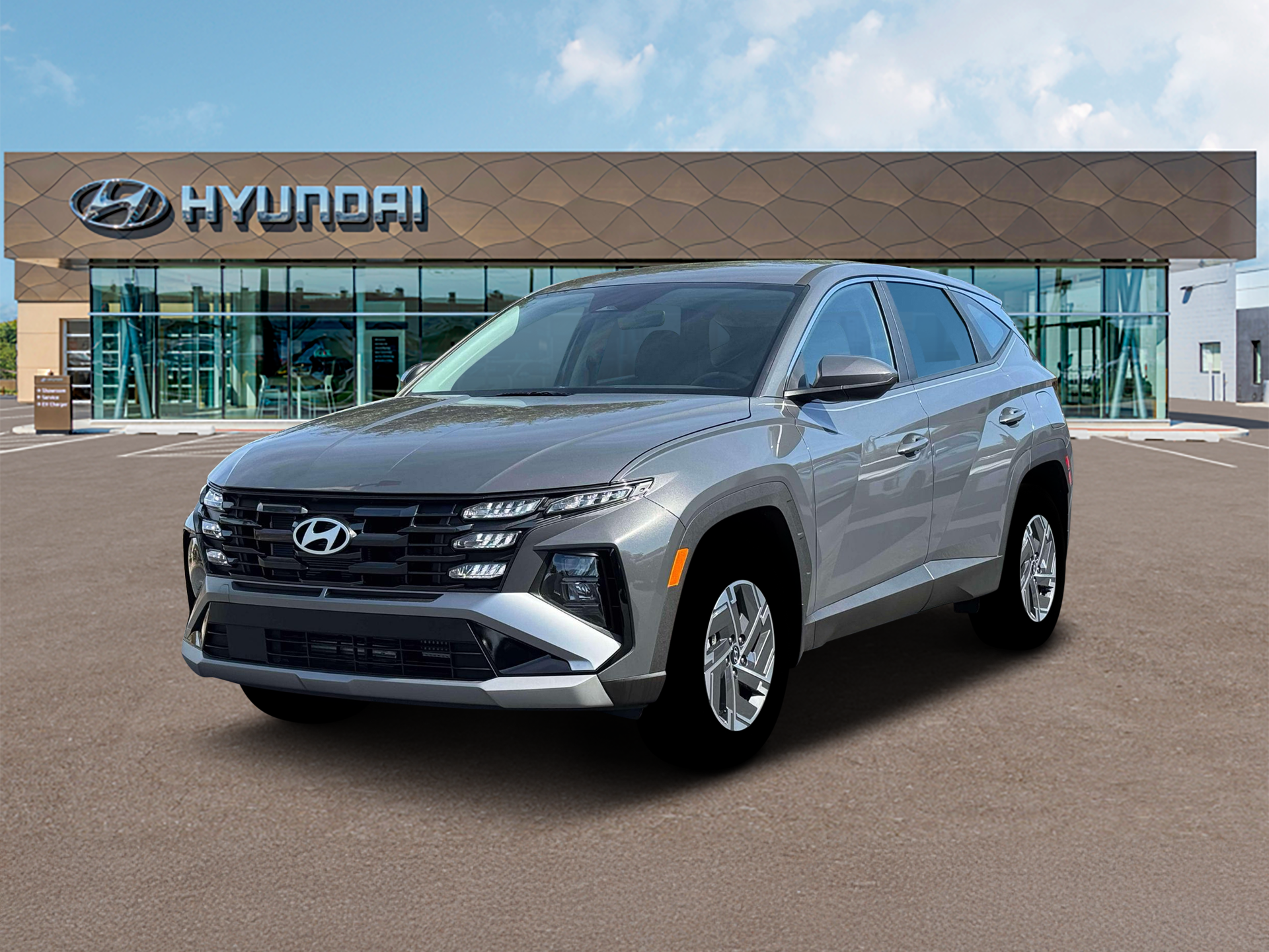 New 2026 Hyundai Tucson Hybrid Blue SUV