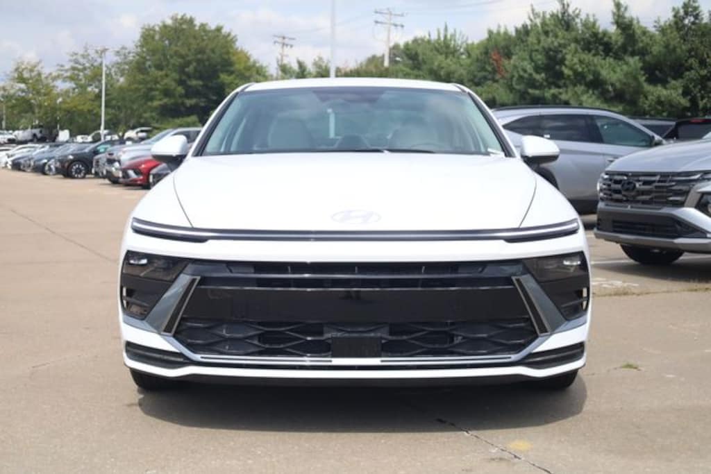 New 2026 Hyundai Sonata Hybrid Blue Sedan