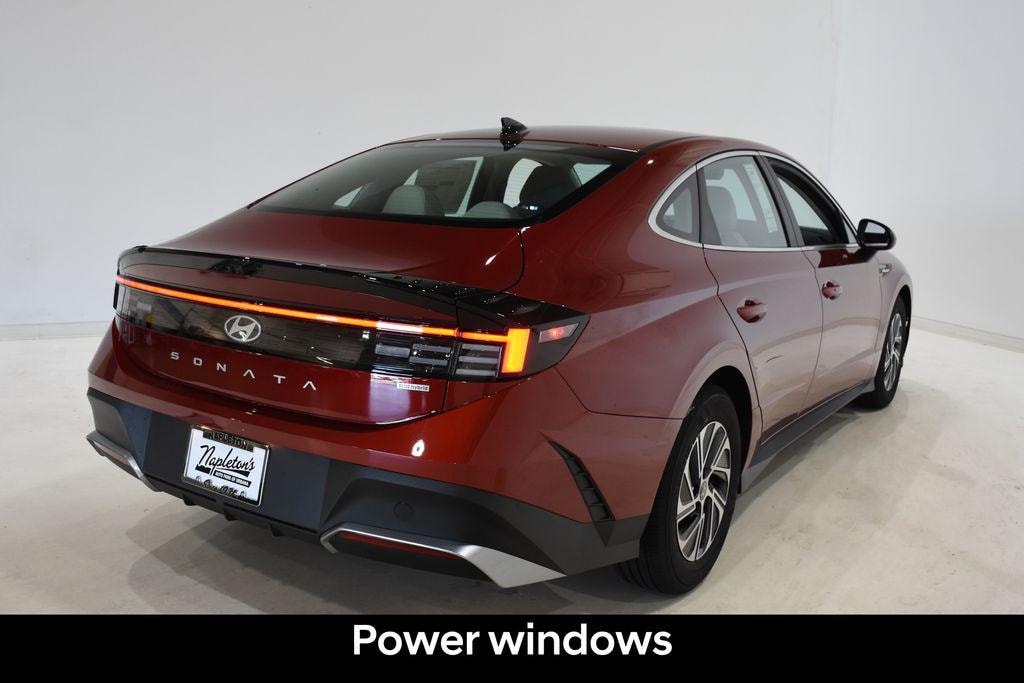 New 2026 Hyundai Sonata Hybrid Blue Sedan