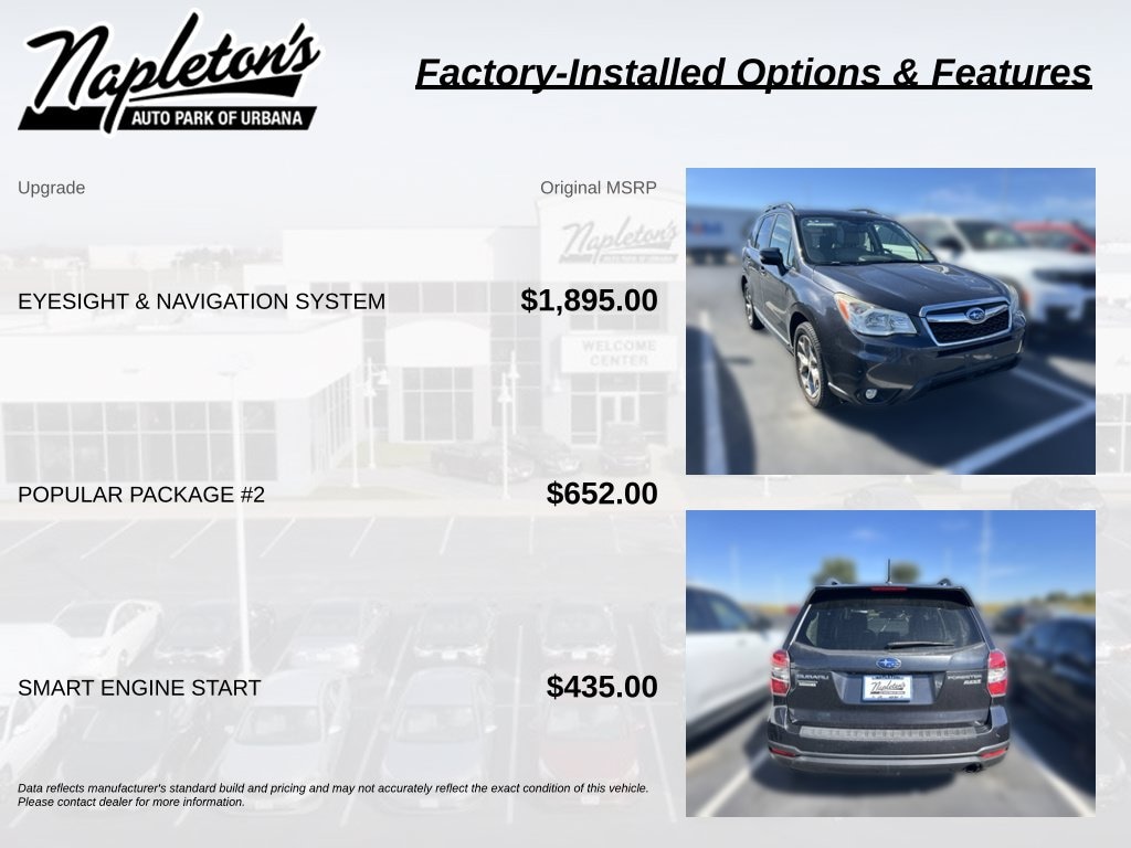Used 2015 Subaru Forester 2.5i Touring SUV