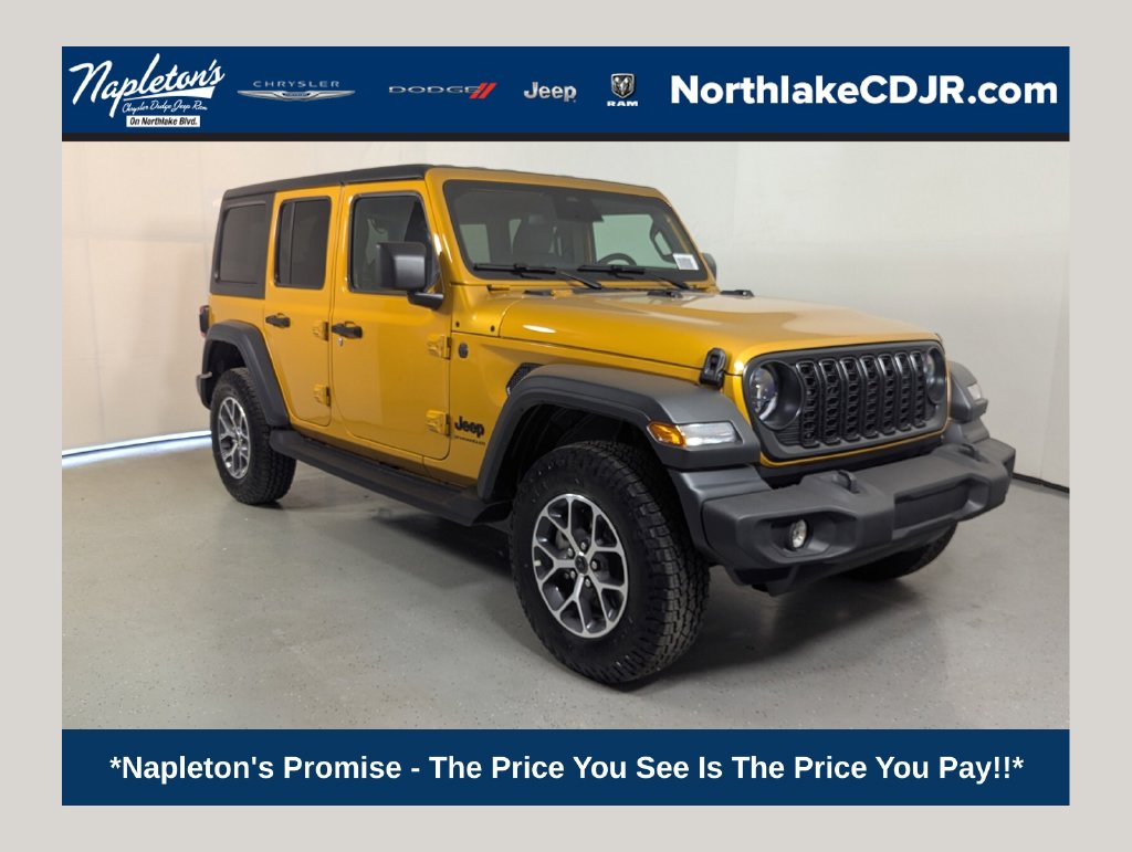 New 2026 Jeep Wrangler 4-DOOR SPORT S Sport Utility